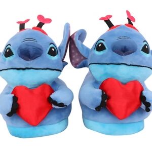 🎄5/$30🎄New PLUSH Disney Stitch Slippers